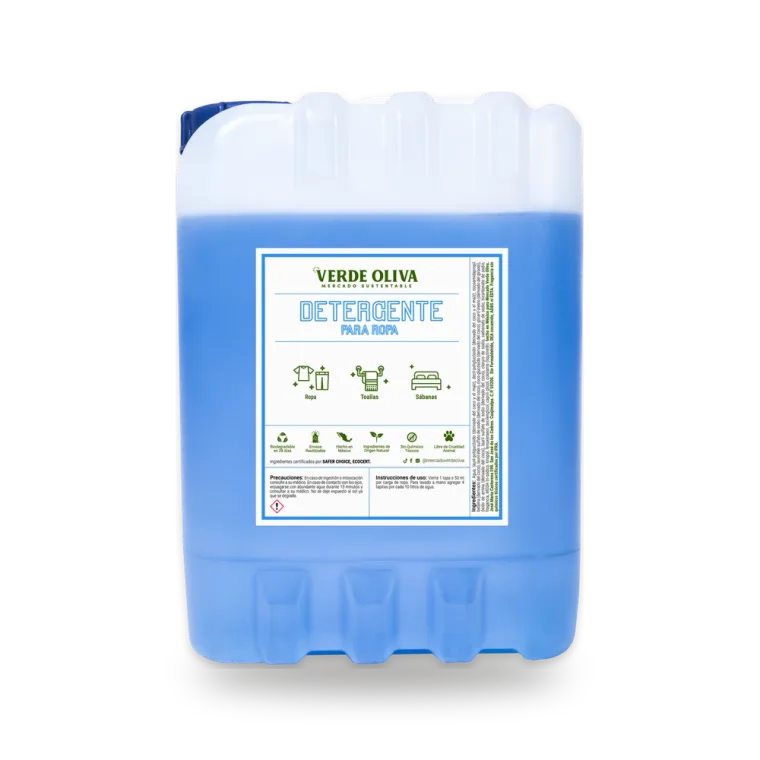 Envase de Detergente para Ropa Verde Oliva