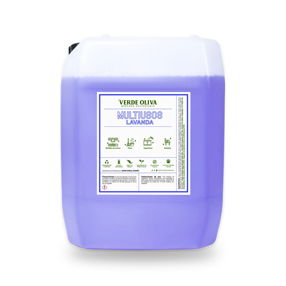 Envase de Multiusos Lavanda Verde Oliva
